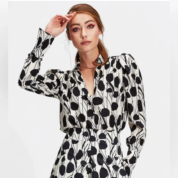 ! La DoubleJ Viola silk blouse Blouse - Picture 1 of 8